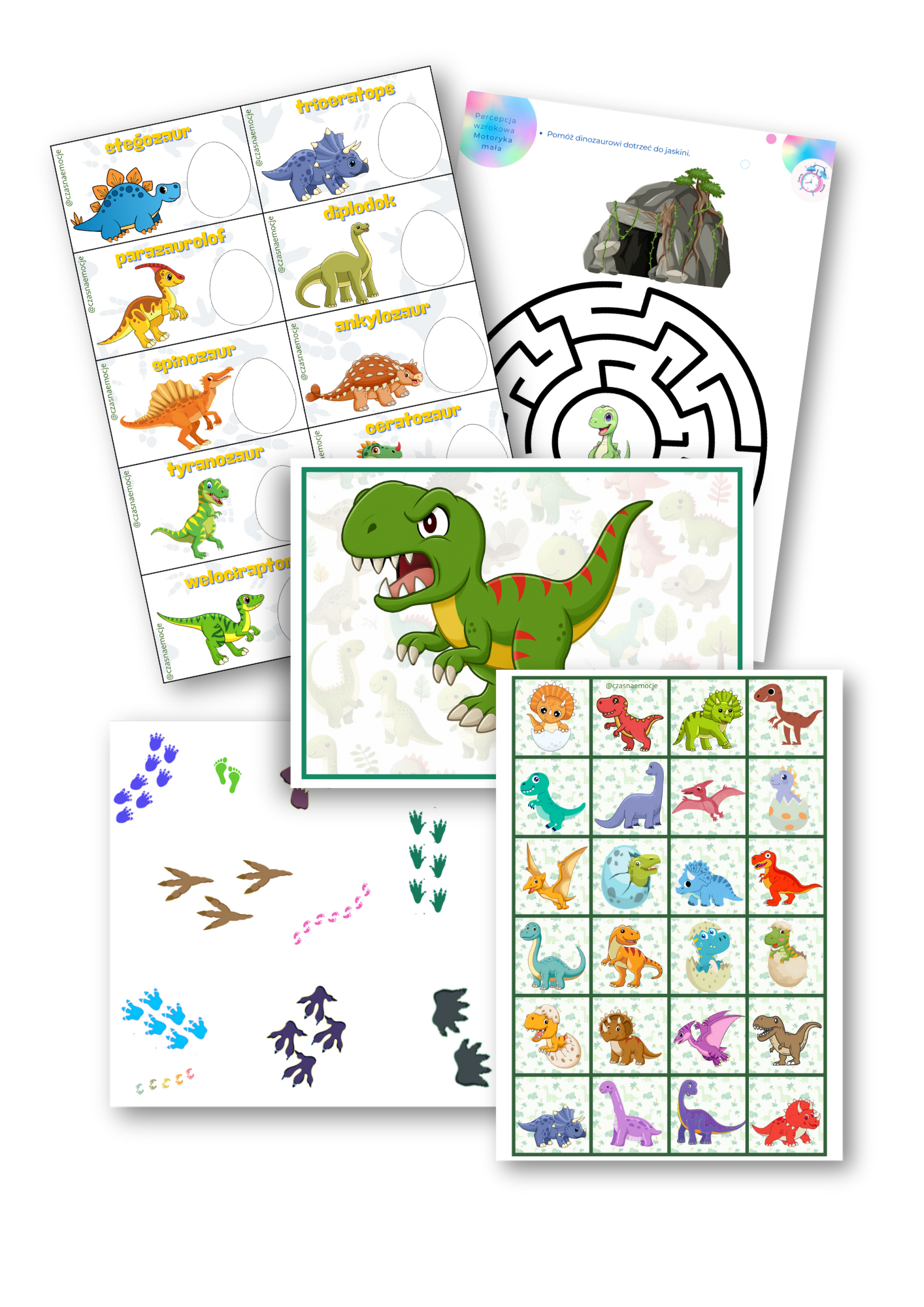 Dinozaury. Propozycje zabaw i materiały. - obrazek 3